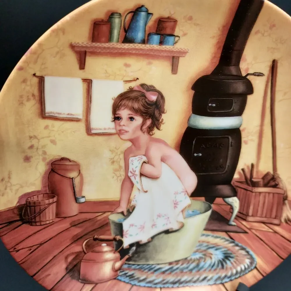 Vintage Glenice Katie Collector Plate Yesterdays Series RJ Ernst Art 1620 3rd Ed